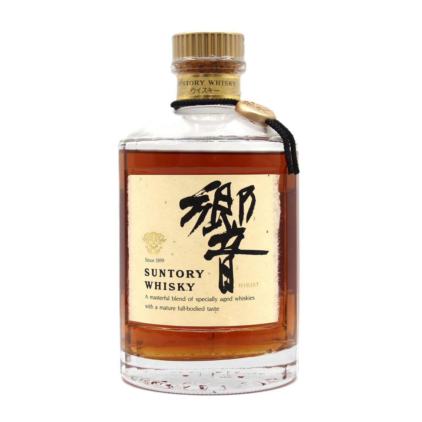 サントリー ウイスキー 響 旧ラベル 裏ゴールド 金キャップ 金花 43% 750ml 箱無し ※難有(1)