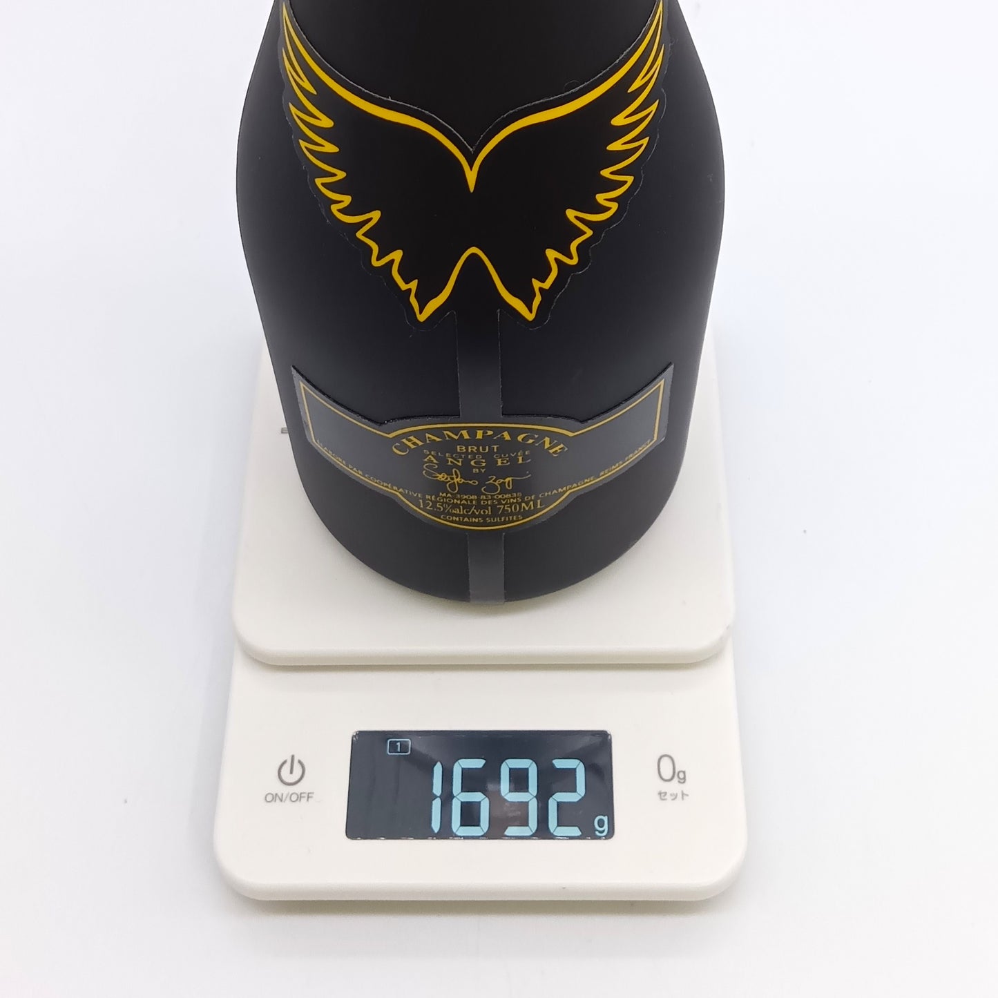エンジェル シャンパーニュ NV ブリュット ヘイロー イエロー シャンパン 12.5% 750ml 箱付き (ANGEL CHAMPAGNE NV Brut Halo Yellow)