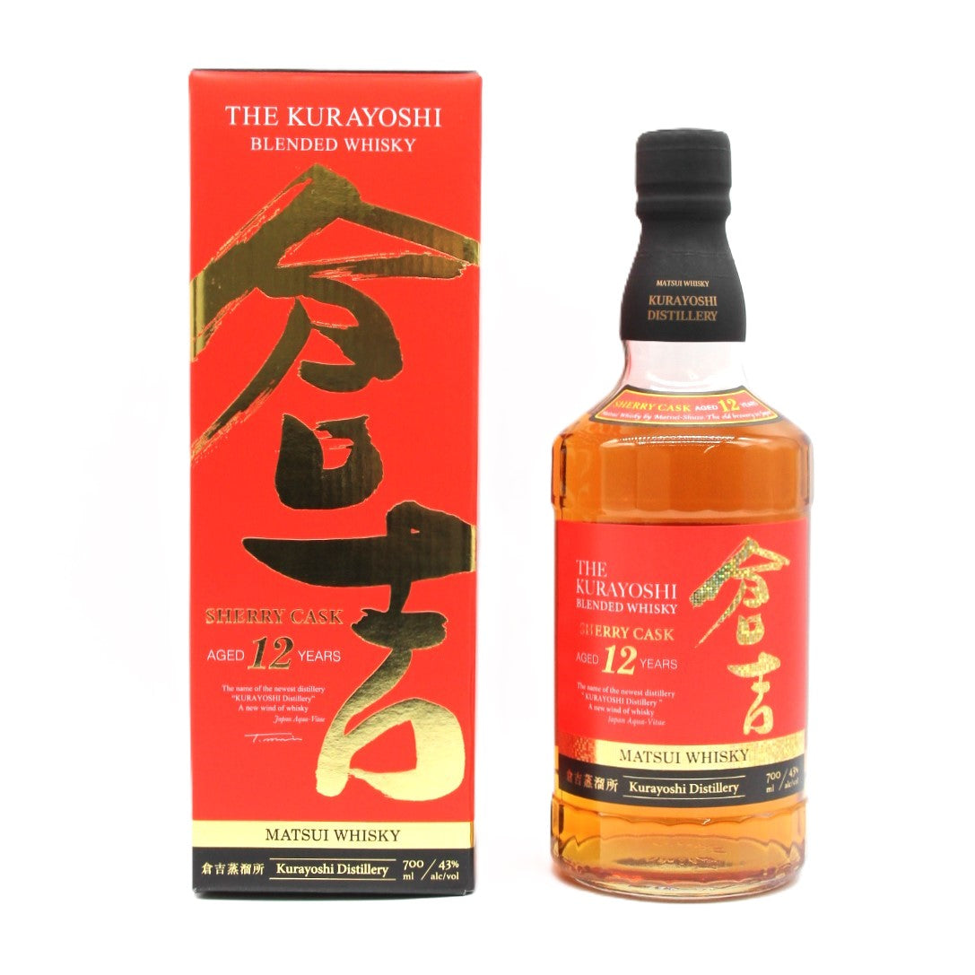 松井酒造 マツイ ブレンデッドウイスキー 倉吉 シェリーカスク12年 43% 700ml 箱付き