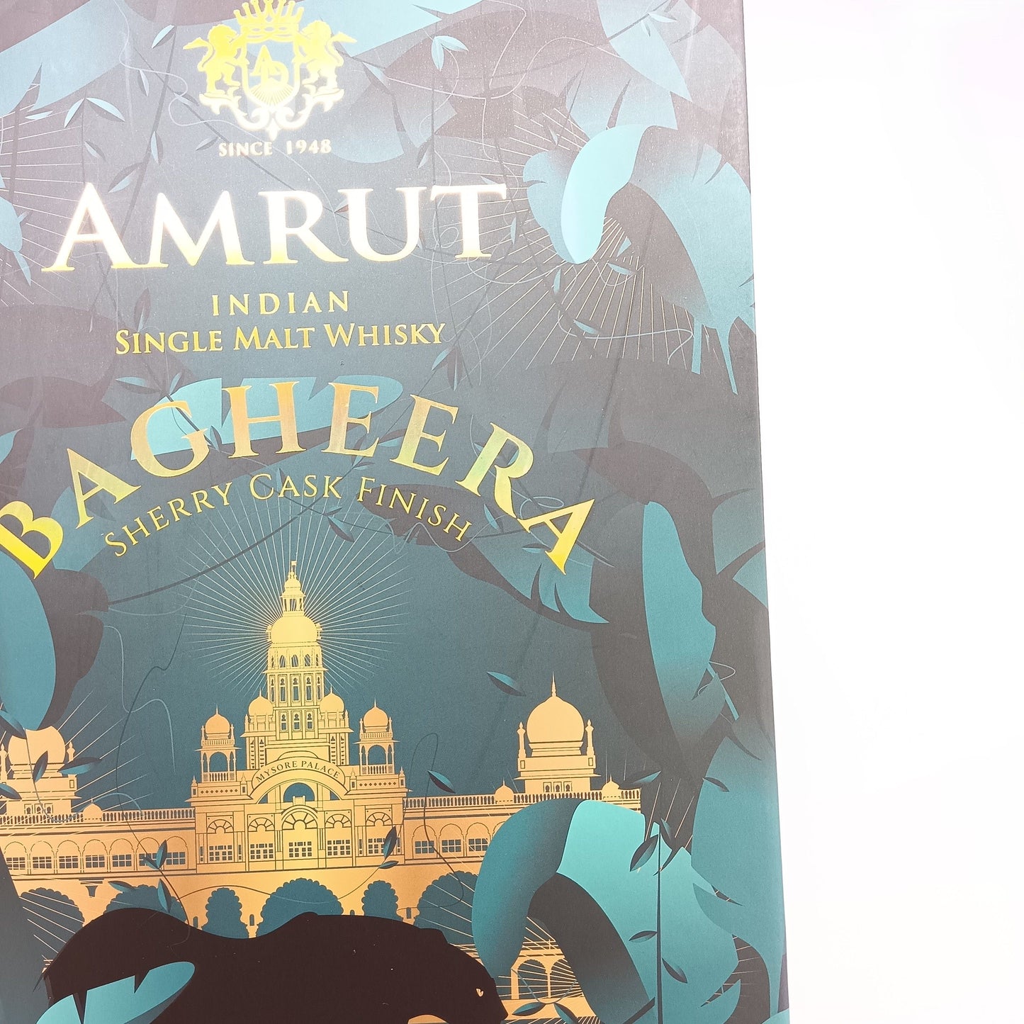 AMRUT INDIAN SINGLE MALT WHISKY BAGHEERA SHERRRY CASK FINISH アムルット インディアン シングルモルト ウイスキー バギーラ シェリーカスク フィニッシュ 46% 700ml 箱付き