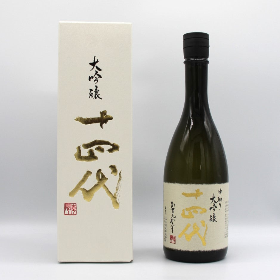 高木酒造 十四代 中取り 大吟醸 日本酒 清酒 15% 720ml 箱付き(2024年製造)