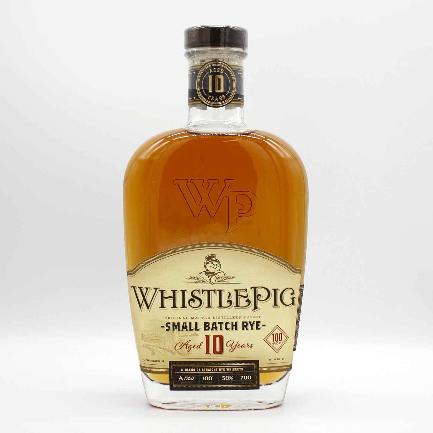 WHISTLEPIG ホイッスル ピッグ 10年 スモールバッチ ライ ウイスキー 50% 700ml 箱無し