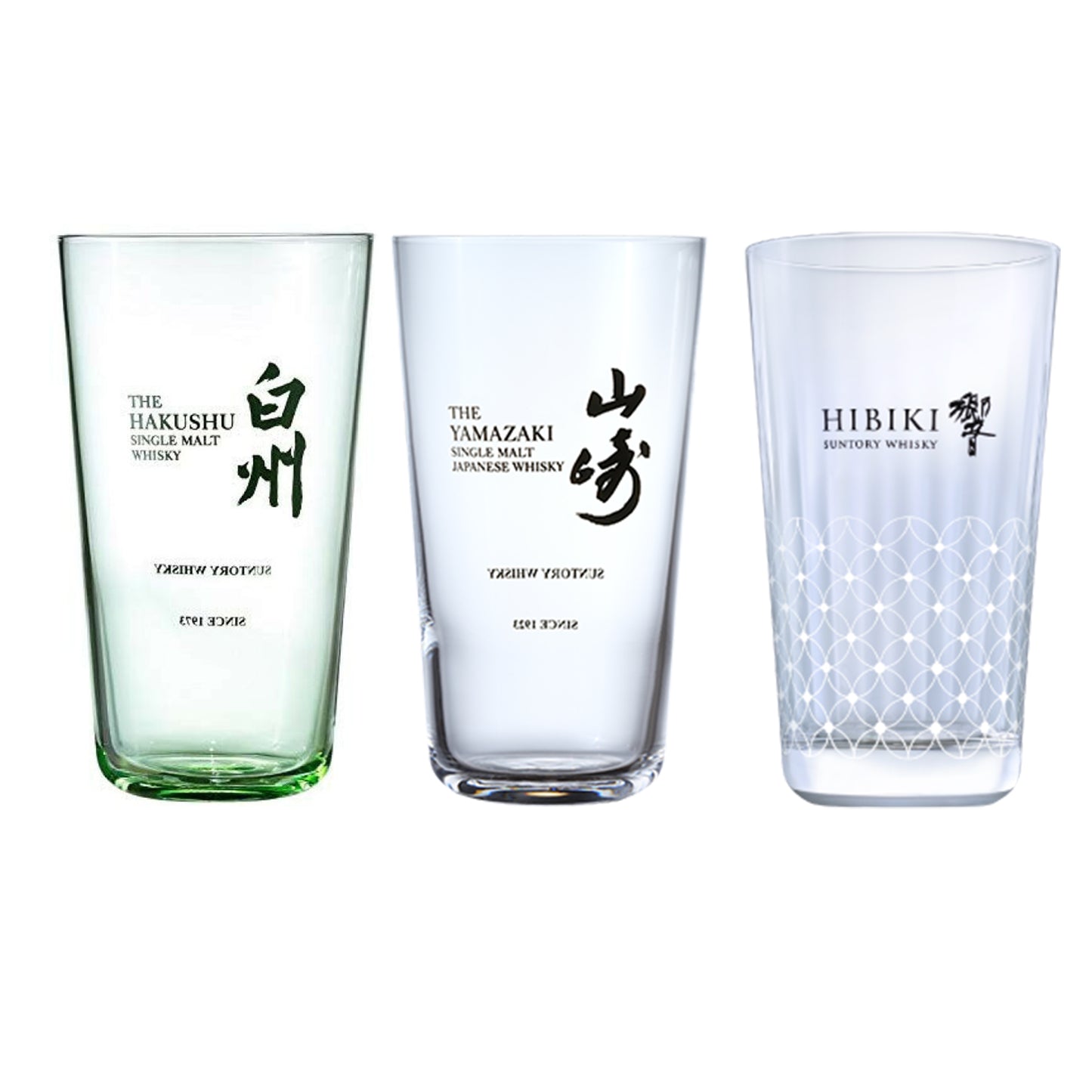 サントリータンブラー3個セット 320ml(白州うすづくりタンブラー、山崎うすづくりタンブラー、響うすづくりタンブラー)