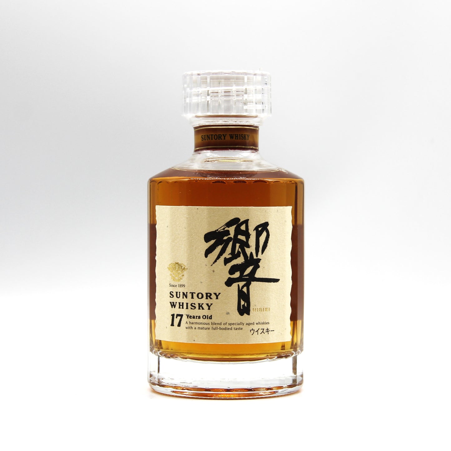 サントリー ウイスキー 響17年 金花 裏ゴールドラベル ミニボトル 43% 180ml 箱無し