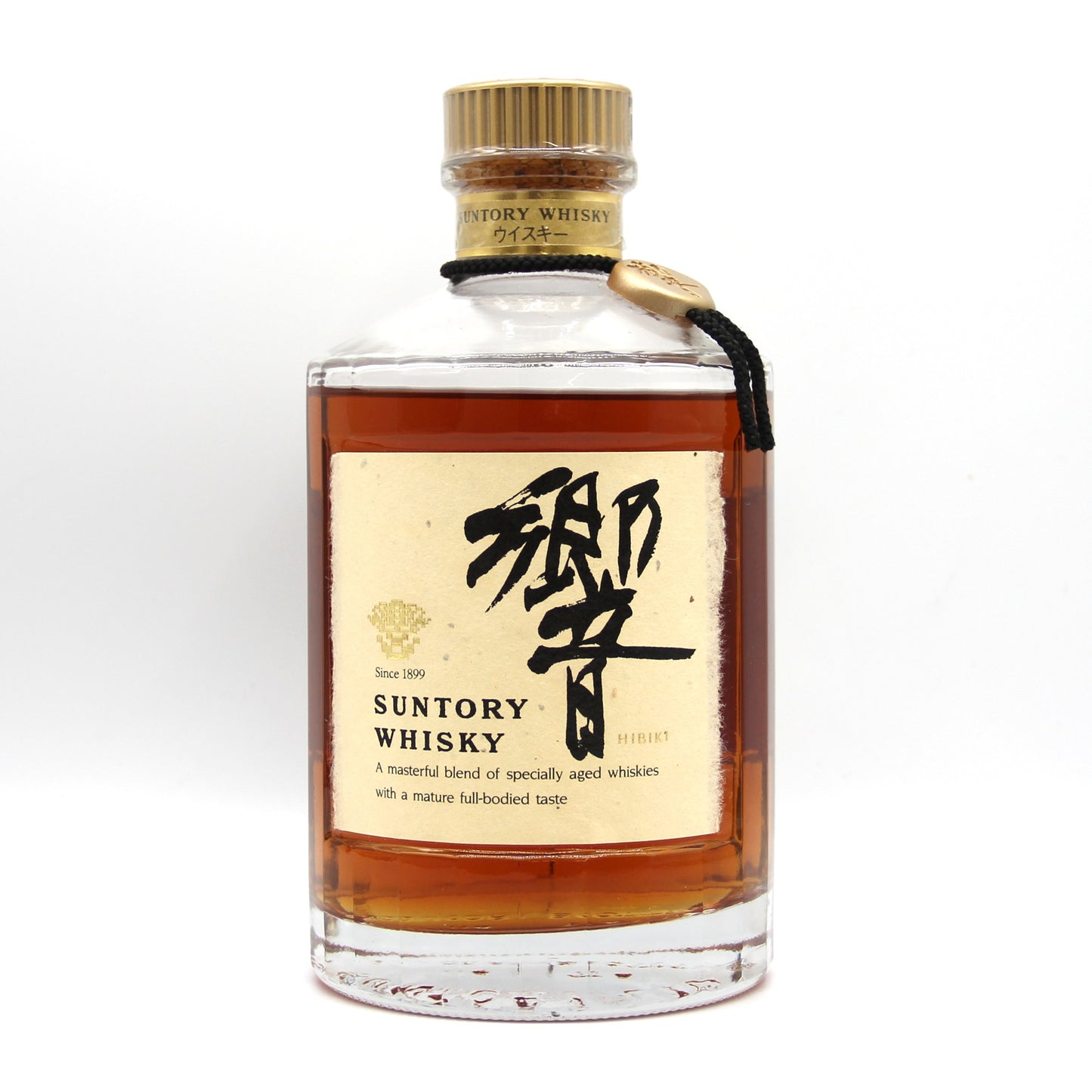 サントリー ウイスキー 響 旧ラベル 裏ゴールド 金キャップ 金花 43% 750ml 箱無し ※難有(1)