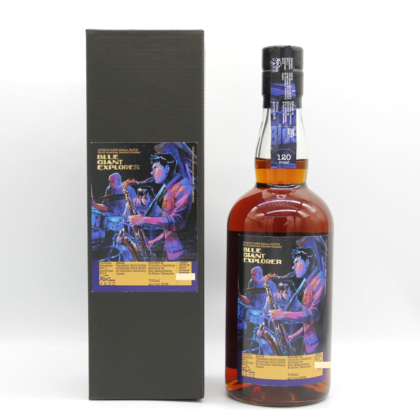イチローズモルト ケンズチョイス ジャズ ブルー ジャイアント エクスプローラー BLUE GIANT EXPLORER ブレンデッド ウイスキー 60% 700ml 箱付き