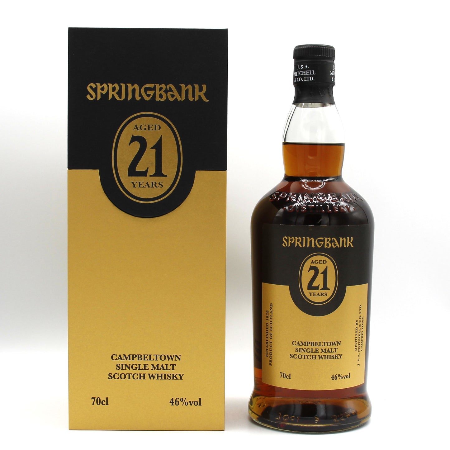 SPRINGBANK スプリングバンク 21年 シングルモルト スコッチ ウイスキー リミテッドエディション 46% 700ml 箱付き
