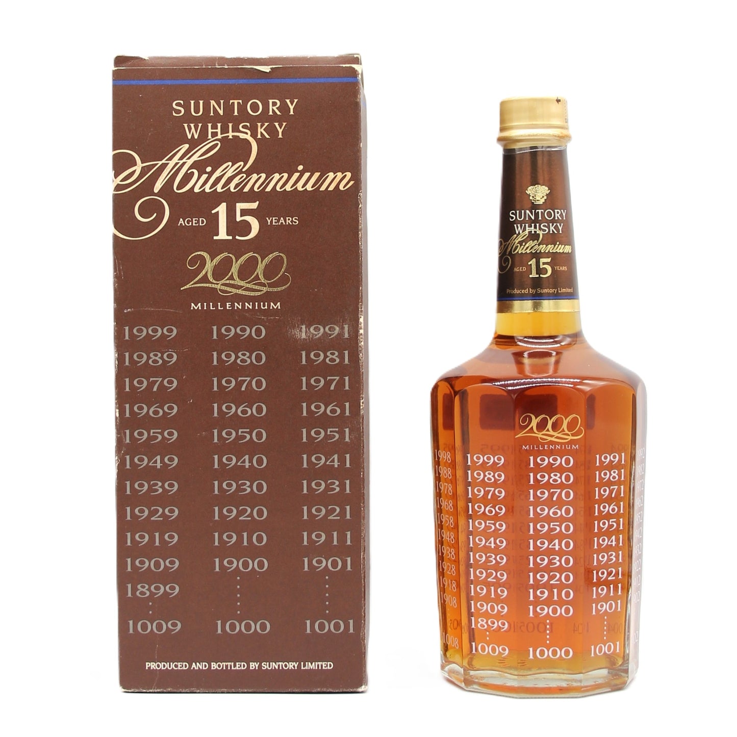 サントリー ウイスキー ミレニアム 15年 2000 SUNTORY WHYSKY MILLENNIUM AGED15YEARS 43% 700ml 箱付き (1)