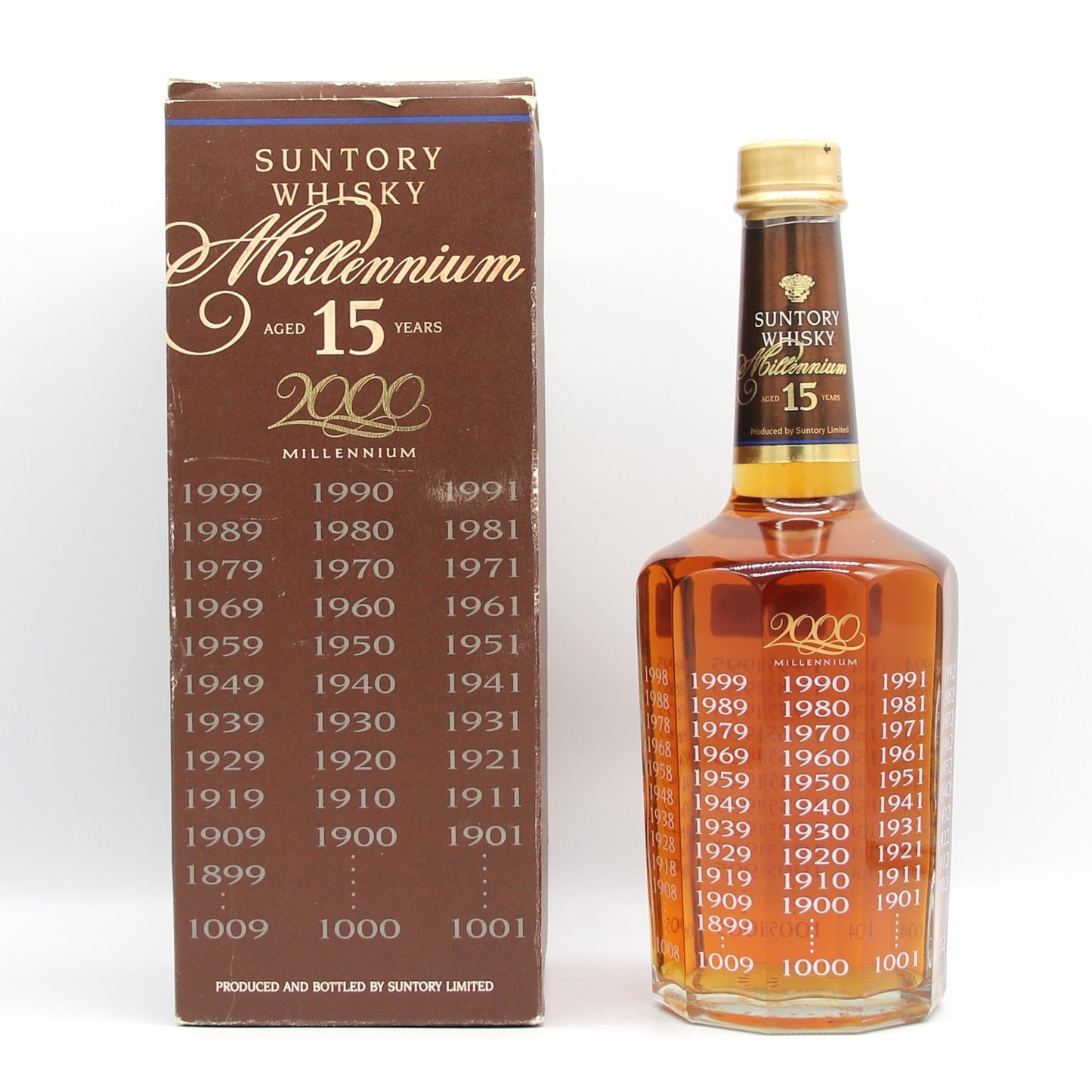 サントリー ウイスキー ミレニアム 15年 2000 SUNTORY WHYSKY MILLENNIUM AGED15YEARS 43% 700ml 箱付き (1)