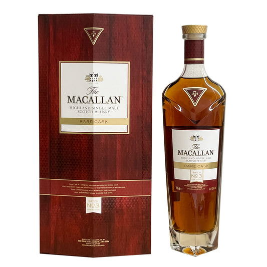 ザ・マッカラン ハイランド シングルモルトスコッチ ウイスキー レアカスク No.3 2018 43% 700ml 箱付き