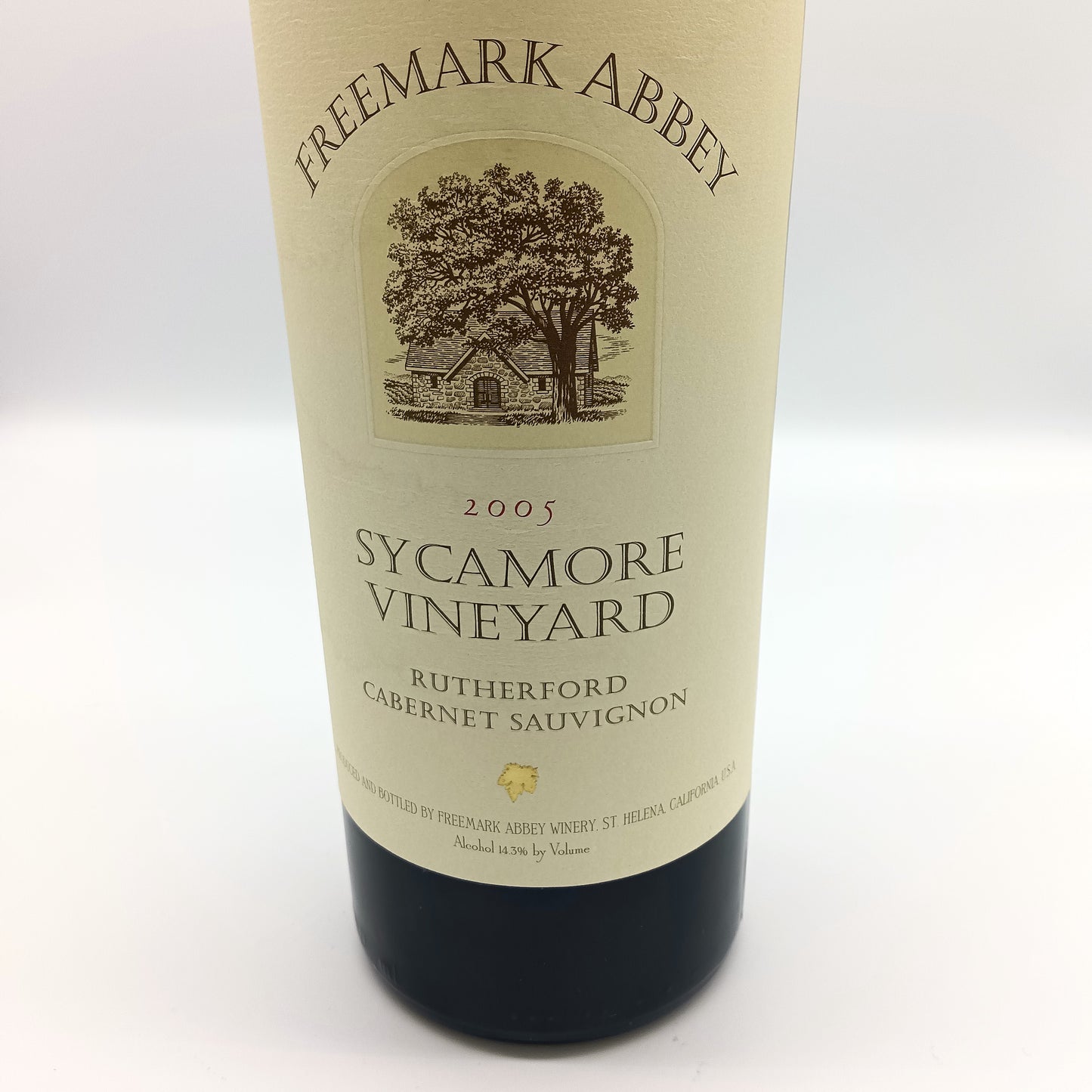 フリーマーク・アビー シカモア ヴィンヤード カベルネ ソーヴィニヨン2005 14.3% 750ml (CABERNET SAUVIGNON SYCAMORE VINEYARD FREEMARK ABBEY)※ラベル難有