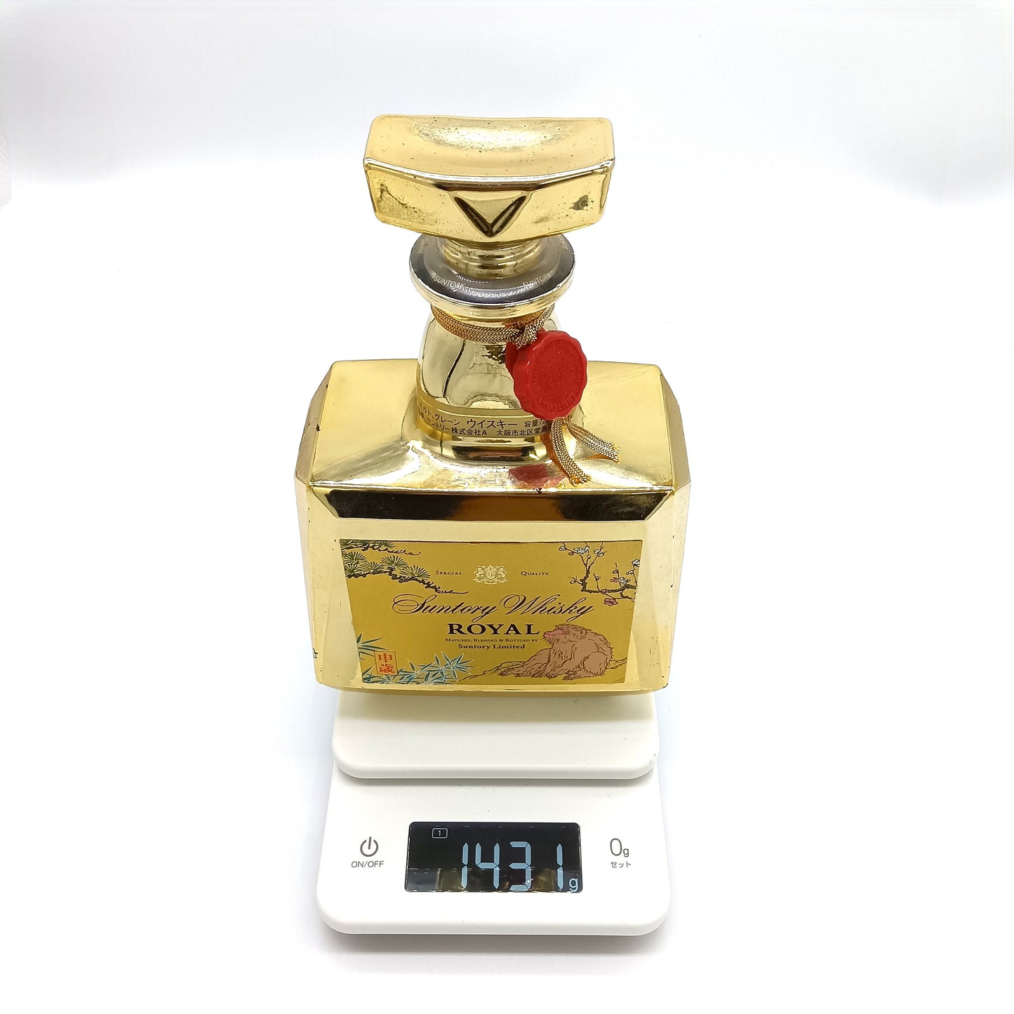 サントリー ウイスキー ローヤル ゴールドボトル 申歳ラベル SUNTORY WHISKY ROYAL 金ボトル 43% 720ml 箱無し