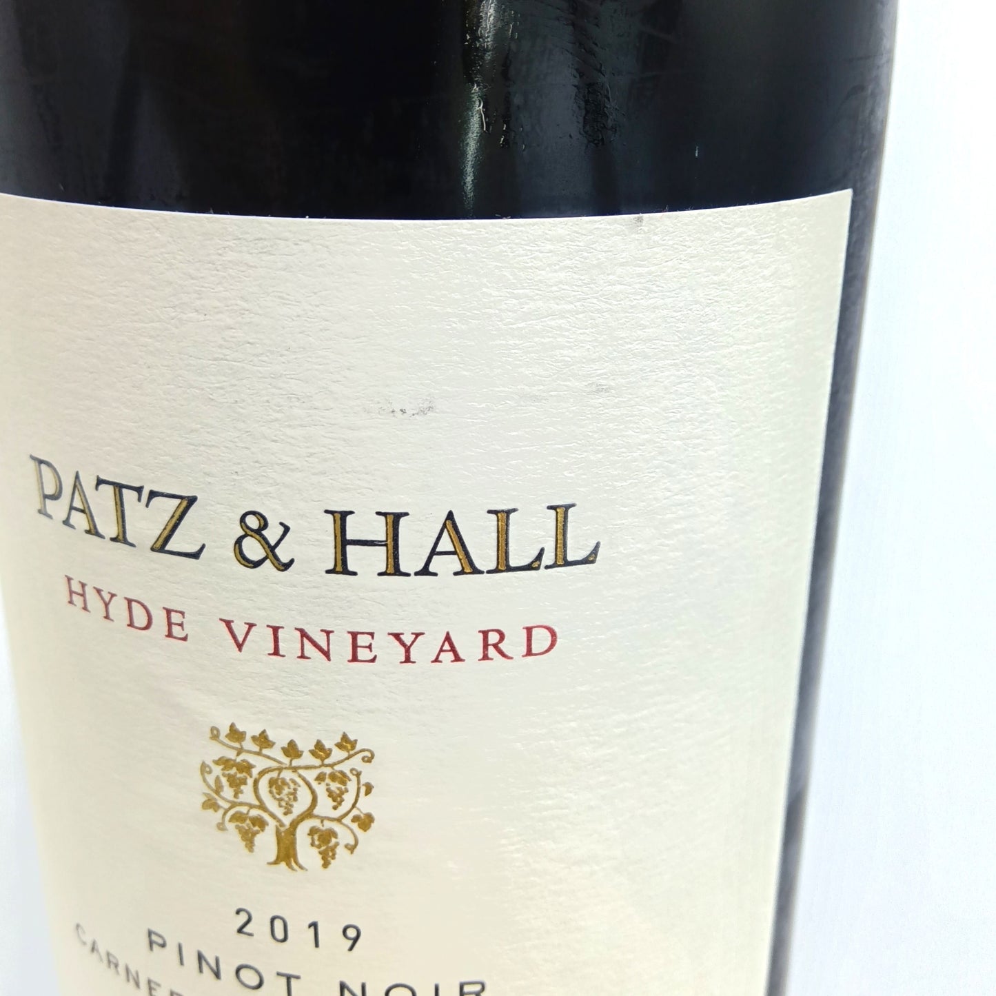 パッツ・アンド・ホール ハイド・ヴィンヤード ピノ・ノワール 2019 赤ワイン 14.5% 750ml 箱無し(Patz & Hall HYDE VINEYARD Pinot Noir 2019)