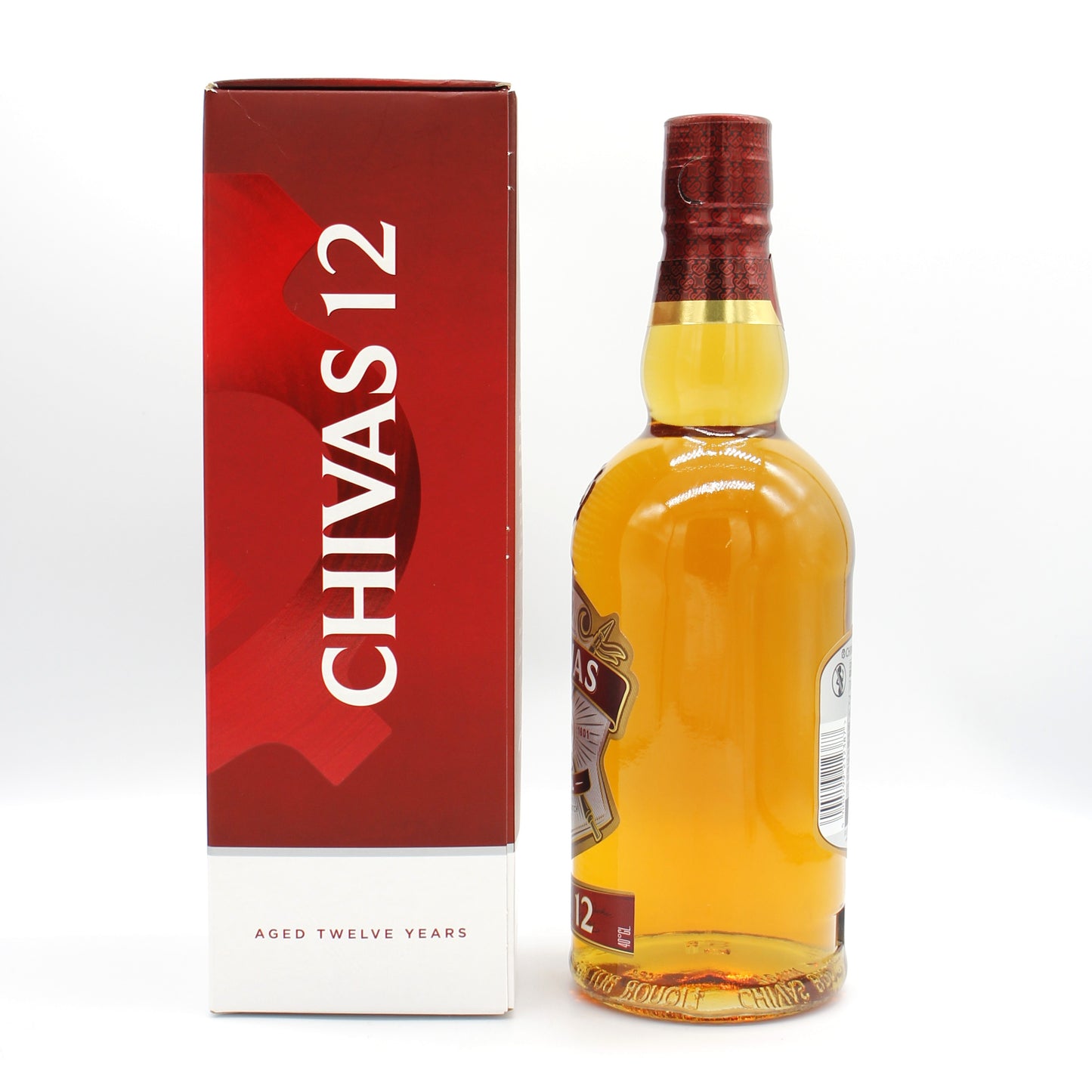 シーバス リーガル 12年 ブレンデッド スコッチ ウイスキー 40% 700ml 箱付き+亀田蒸溜所 NEW POT PEATED ウイスキー 60% 200ml 箱無し 2本セット