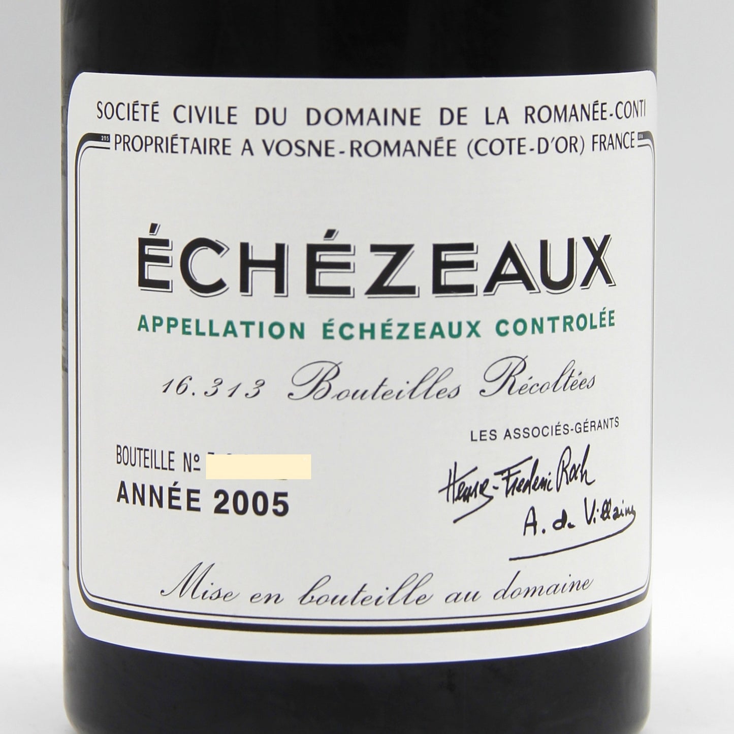 ドメーヌ ド ラ ロマネコンティ グラン エシェゾー 2005 13% 750ml 箱無し (DRC Grands Echezeaux 2005)