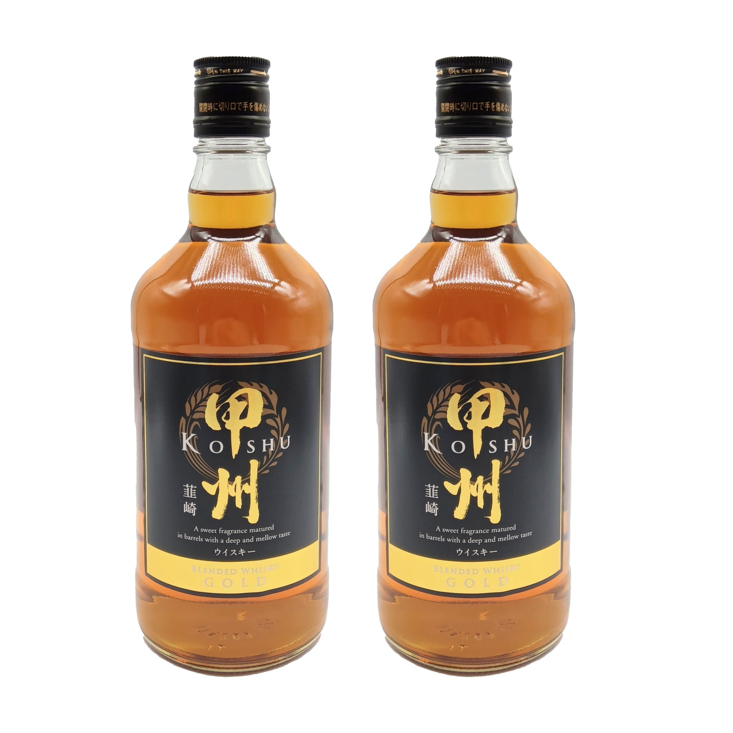 富永貿易株式会社 甲州韮崎 ゴールド 37% 700ml 箱無し 2本セット