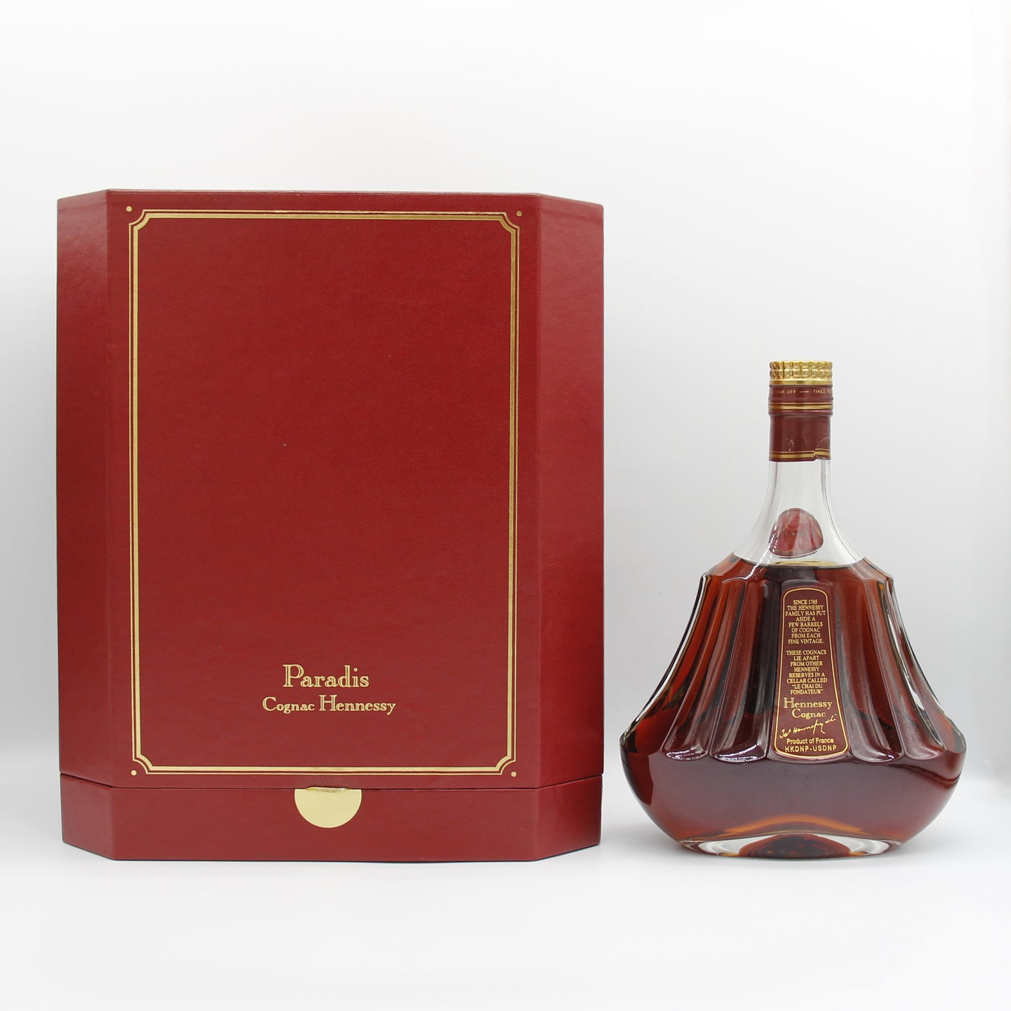 ヘネシー Hennessy paradis パラディ コニャック 旧ボトル 金キャップ クリアボトル 40% 700ml 箱付き