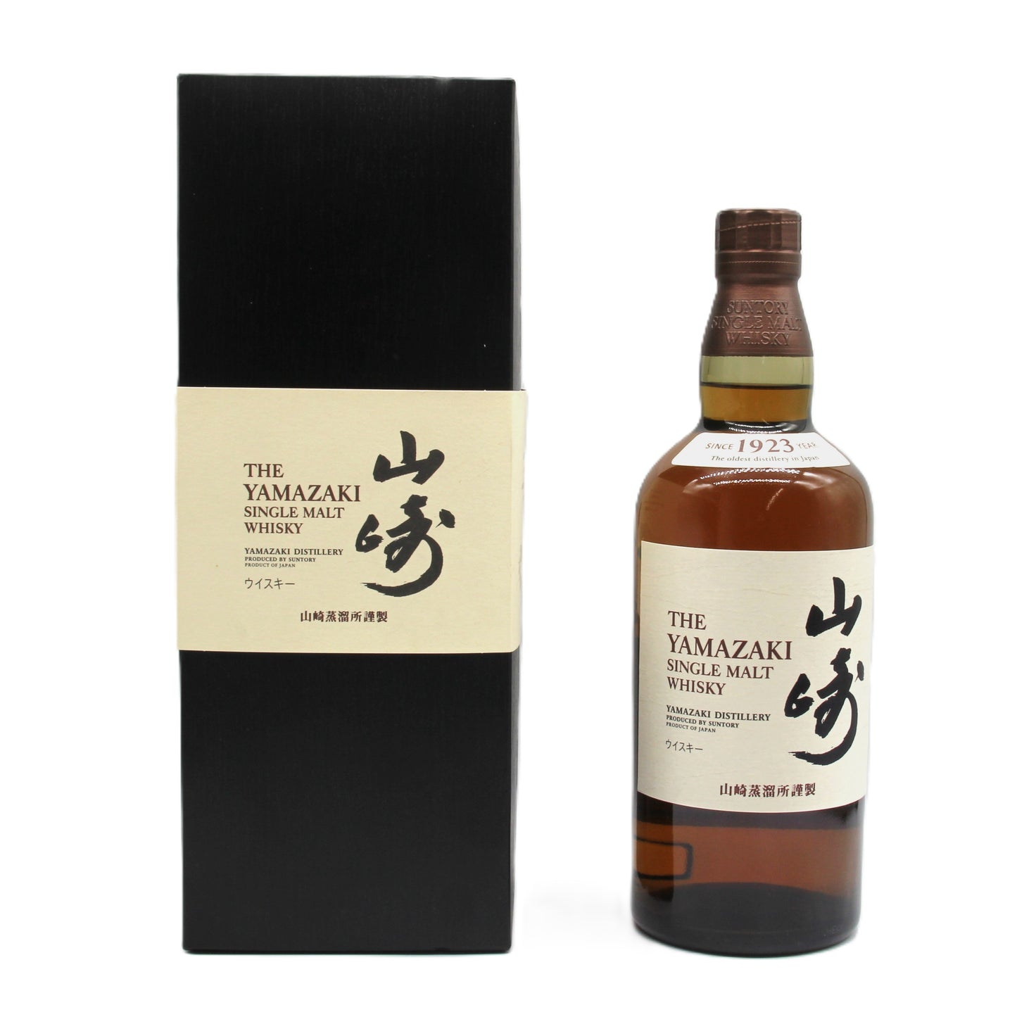 サントリー シングルモルト ウイスキー 山崎 旧ボトル 金花 43% 700ml ギフトボックス付き
