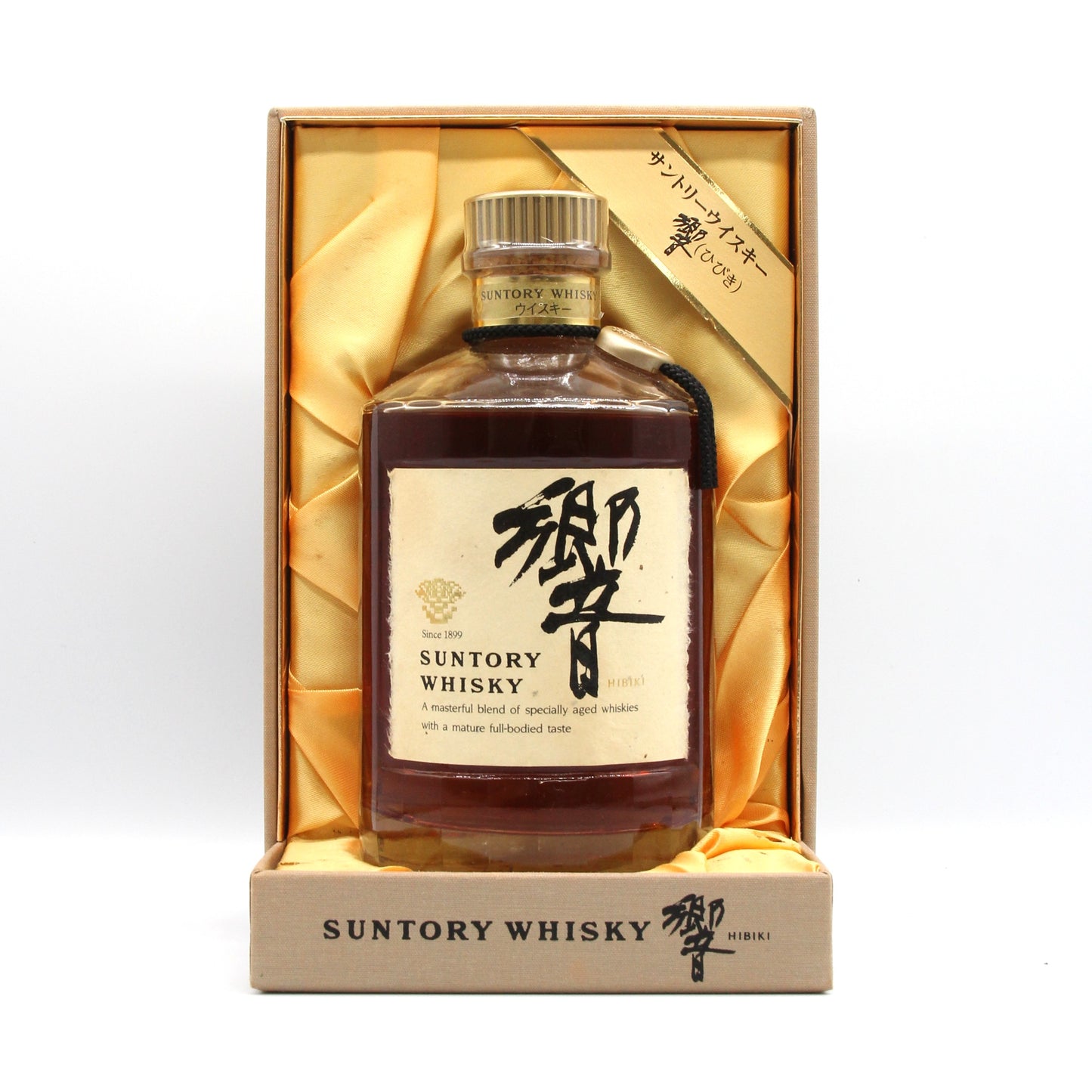 サントリー ウイスキー 響 旧ラベル 裏ゴールド 金キャップ 金花 43% 750ml 箱付き SH-01
