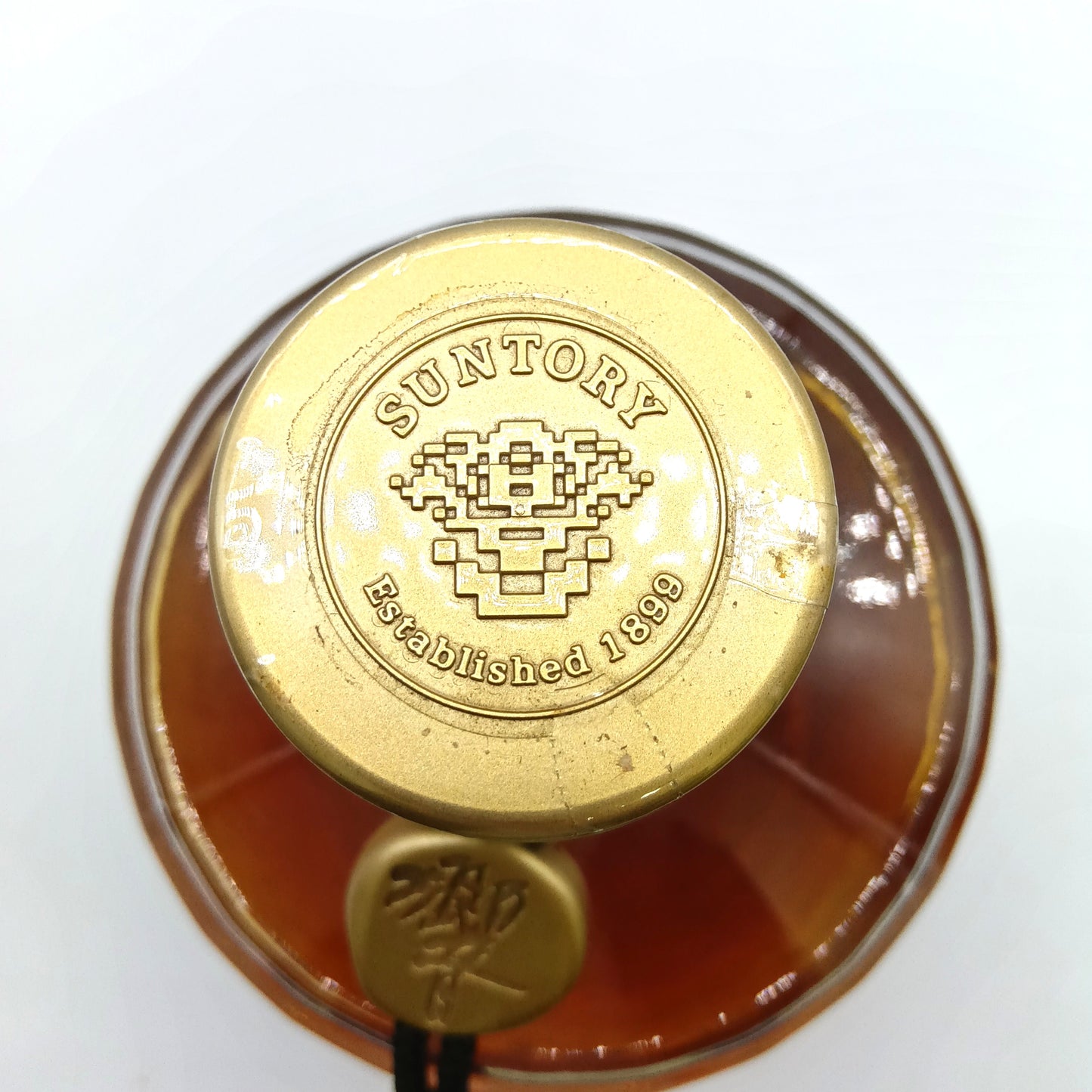 サントリー ウイスキー 響 旧ラベル 裏ゴールド 金キャップ 金花 43% 750ml 箱付き SH01B