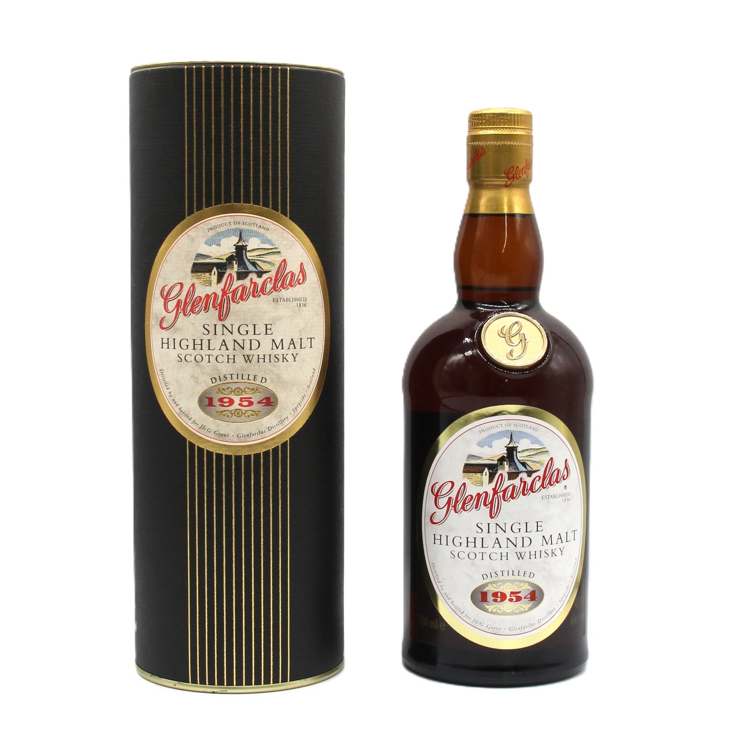 グレンファークラス 46年 1954 シングル ハイランド モルト スコッチ ウイスキー Glenfarclas SINGLE HIGLAND MALT SCOTCH WHISKY 43% 700ml 箱付き