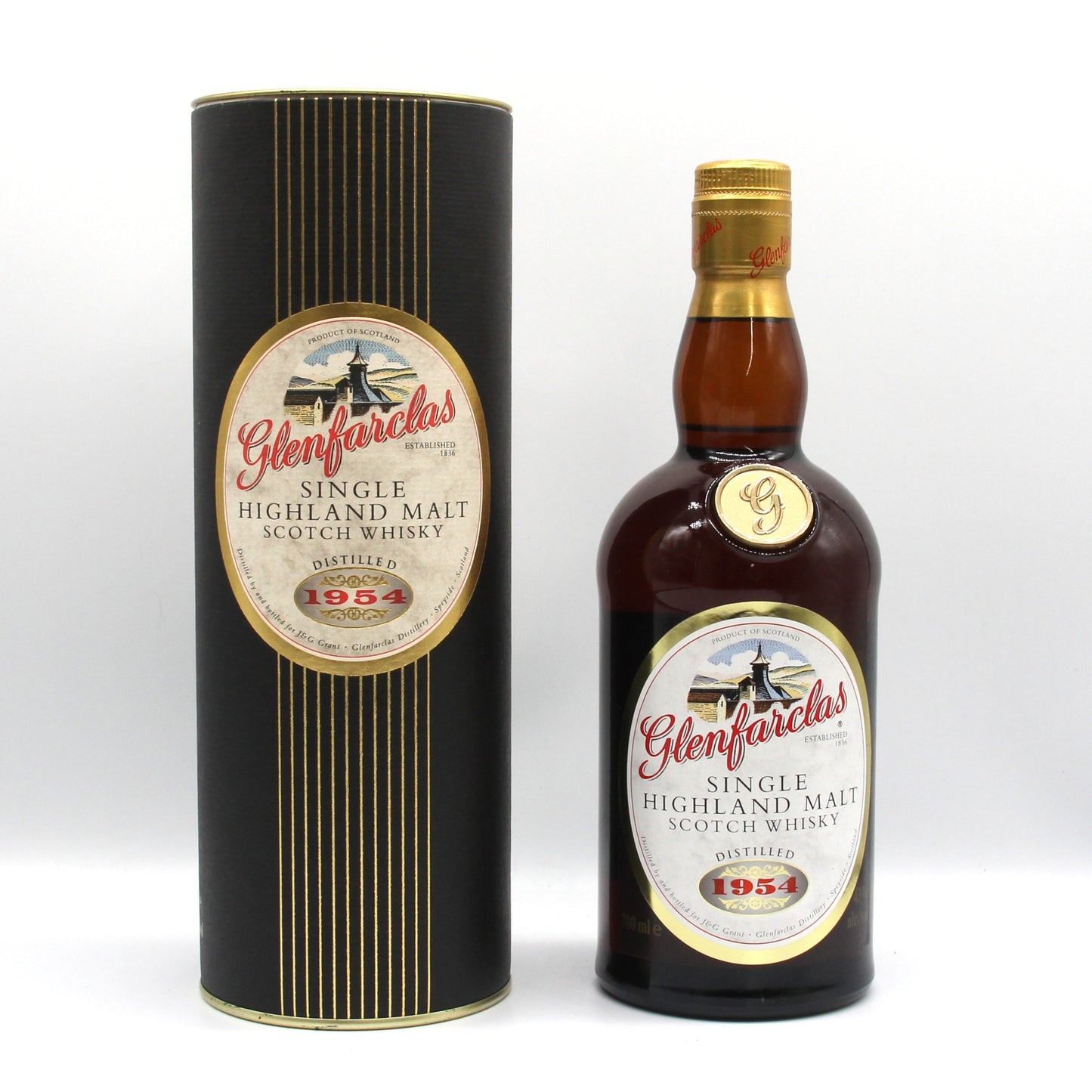 グレンファークラス 46年 1954 シングル ハイランド モルト スコッチ ウイスキー Glenfarclas SINGLE HIGLAND MALT SCOTCH WHISKY 43% 700ml 箱付き