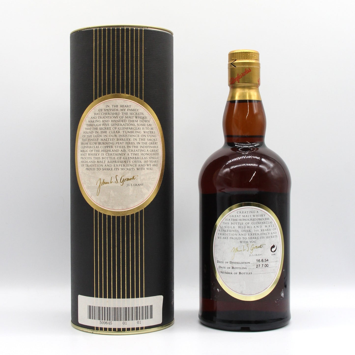 グレンファークラス 46年 1954 シングル ハイランド モルト スコッチ ウイスキー Glenfarclas SINGLE HIGLAND MALT SCOTCH WHISKY 43% 700ml 箱付き