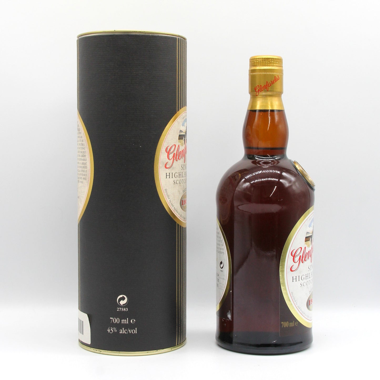 グレンファークラス 46年 1954 シングル ハイランド モルト スコッチ ウイスキー Glenfarclas SINGLE HIGLAND MALT SCOTCH WHISKY 43% 700ml 箱付き