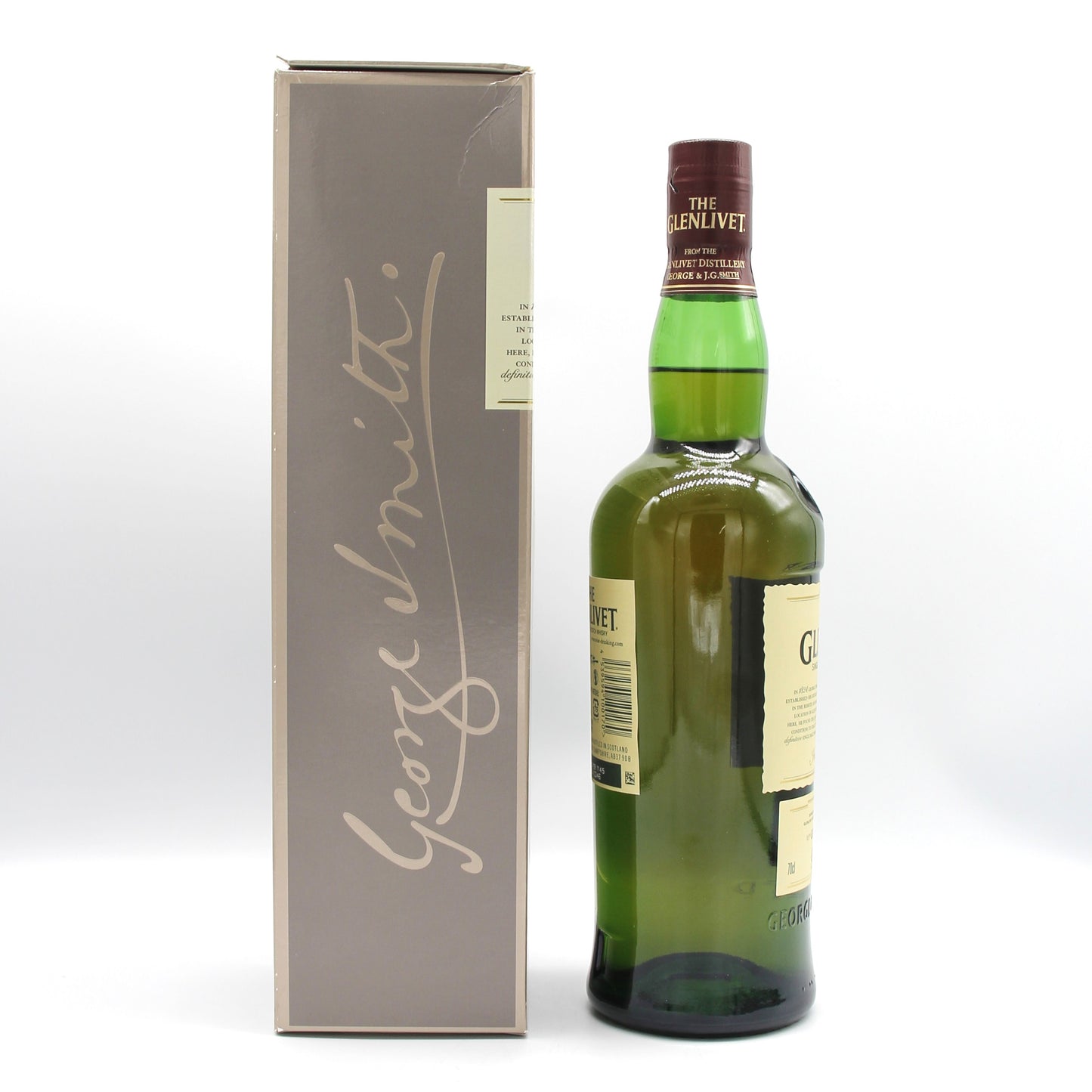 ザ・グレンリベット 12年 THE GLENLIVET 12YEARS シングルモルト スコッチ ウイスキー 40% 700ml 箱付き ※難有