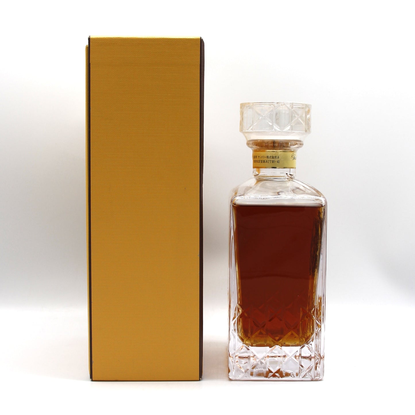 サントリー インペリアル カガミクリスタル SUNTORY IMPERIAL ウイスキー 43% 600ml 箱付き ※カード無し