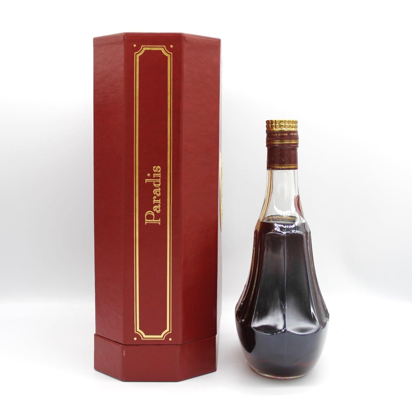 ヘネシー Hennessy paradis パラディ コニャック 旧ボトル 金キャップ クリアボトル 40% 700ml 箱付き