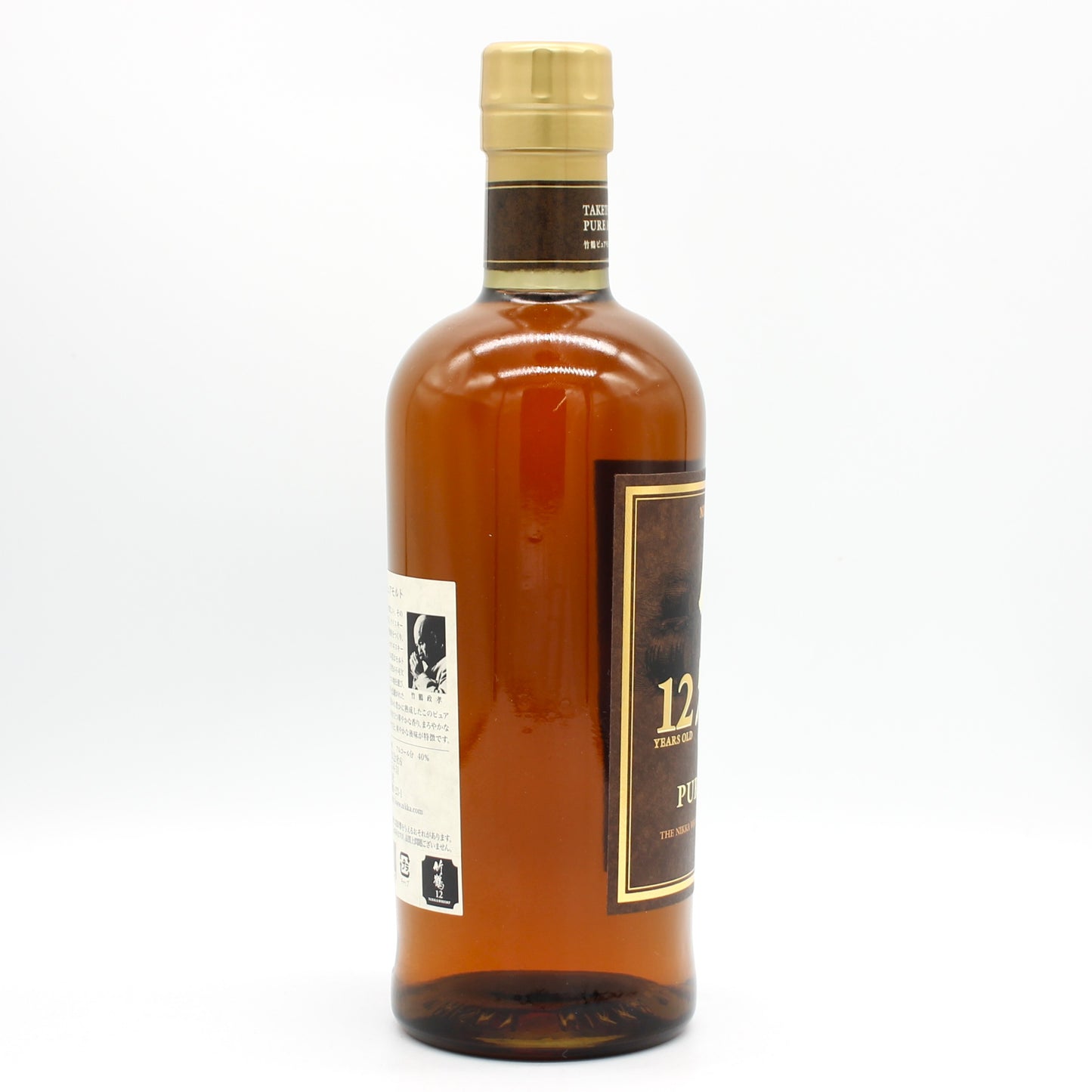 ニッカ ウイスキー ピュアモルト 竹鶴 12年 スリムボトル 新ラベル 40% 700ml 箱無し