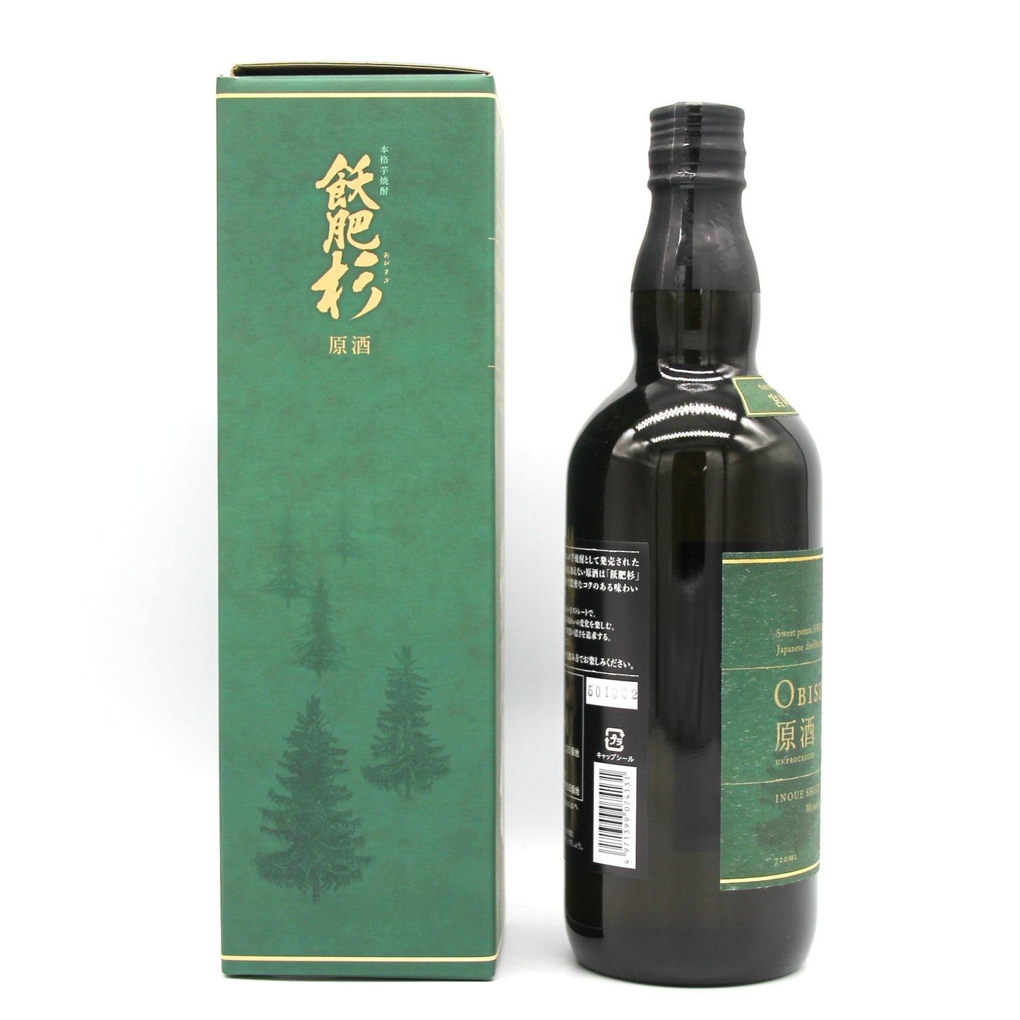 井上酒造 本格芋焼酎 飫肥杉 原酒 OBISUGI 38% 720ml 箱付き