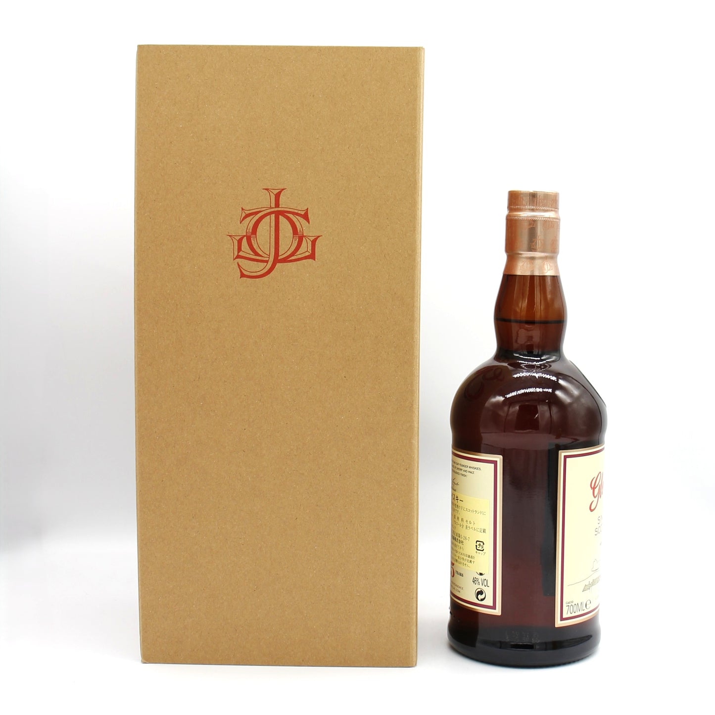 Glenfarclas グレンファークラス ハイランド シングルモルト スコッチ ウイスキー 15年 46% 700ml + 25年 43% 50ml 箱付き ※難有(105カスクストレングス不足)