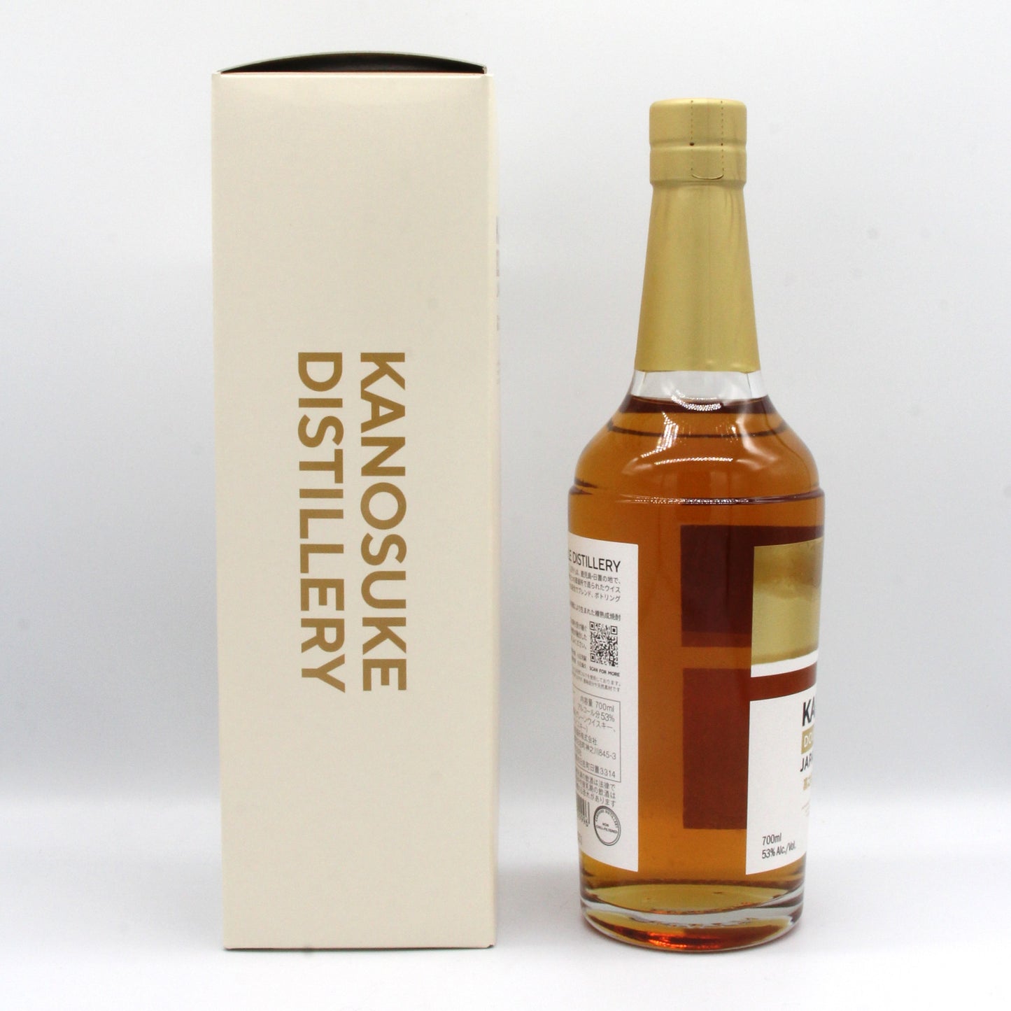 嘉之助 ダブルディスティラリー ジャパニーズウイスキー 53% 700ml 箱付き
