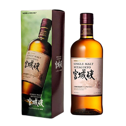 ニッカ ウイスキー シングルモルト 宮城峡 45% 700ml 箱付き