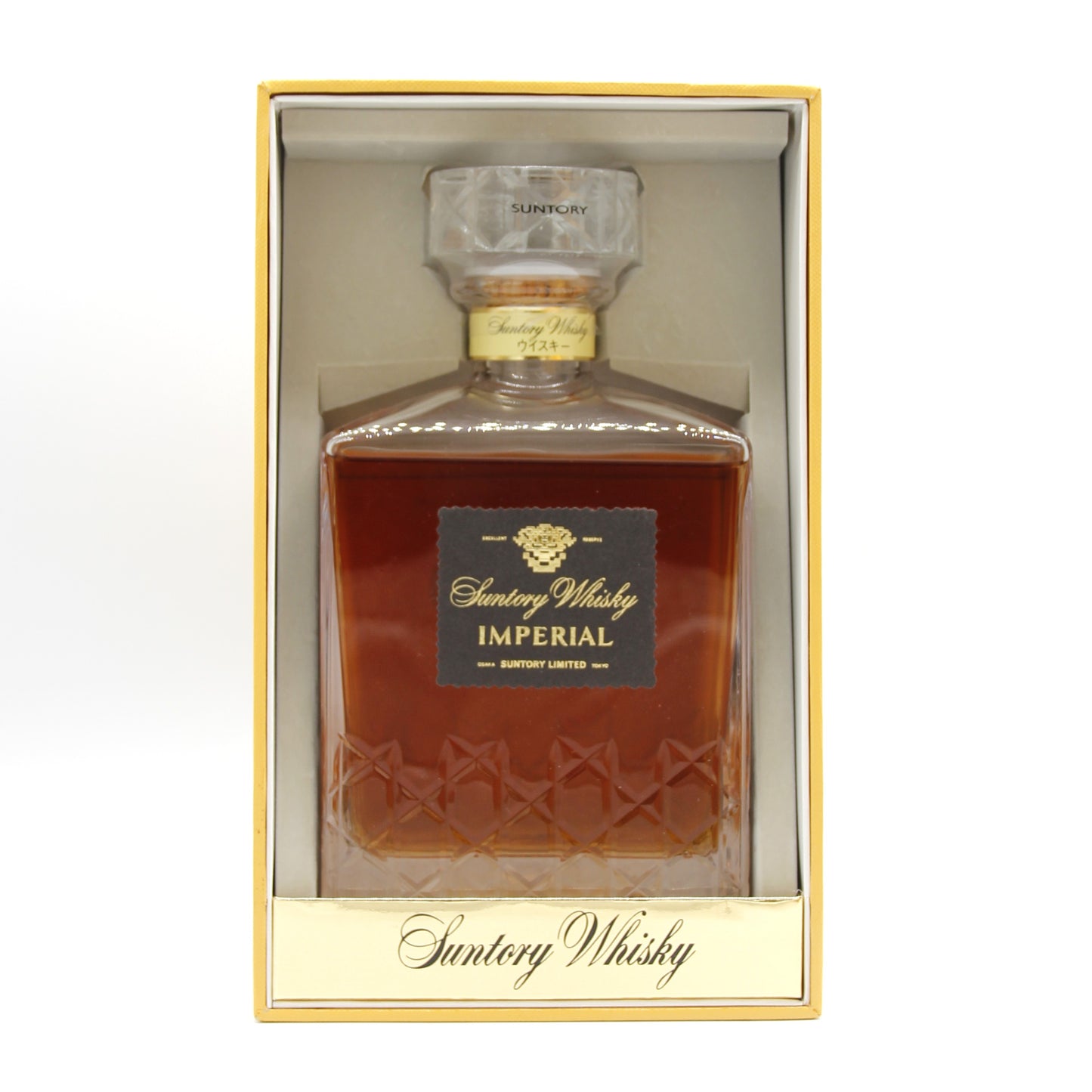 サントリー インペリアル カガミクリスタル SUNTORY IMPERIAL ウイスキー 43% 600ml 箱付き ※カード無し