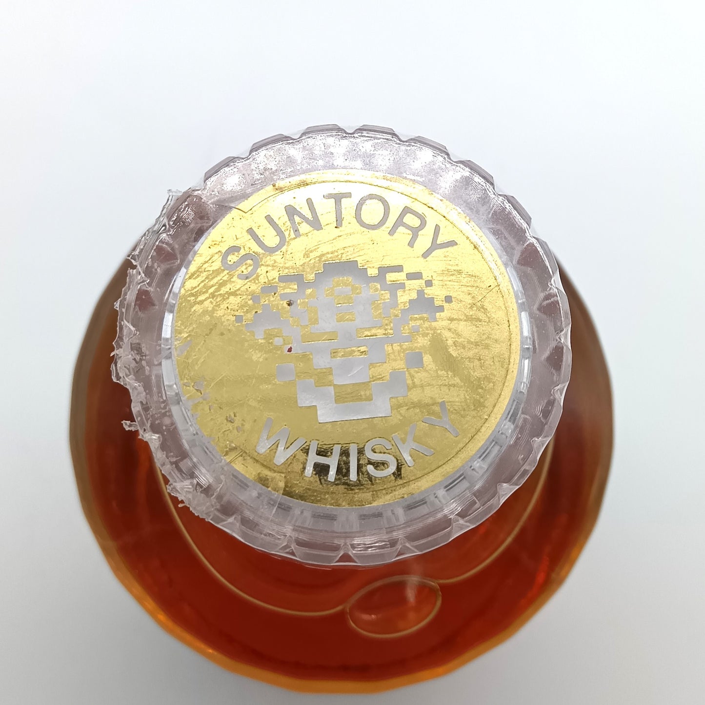 サントリー ウイスキー 響17年 金花 裏ゴールドラベル ミニボトル 43% 180ml 箱無し ※キャップシール難有