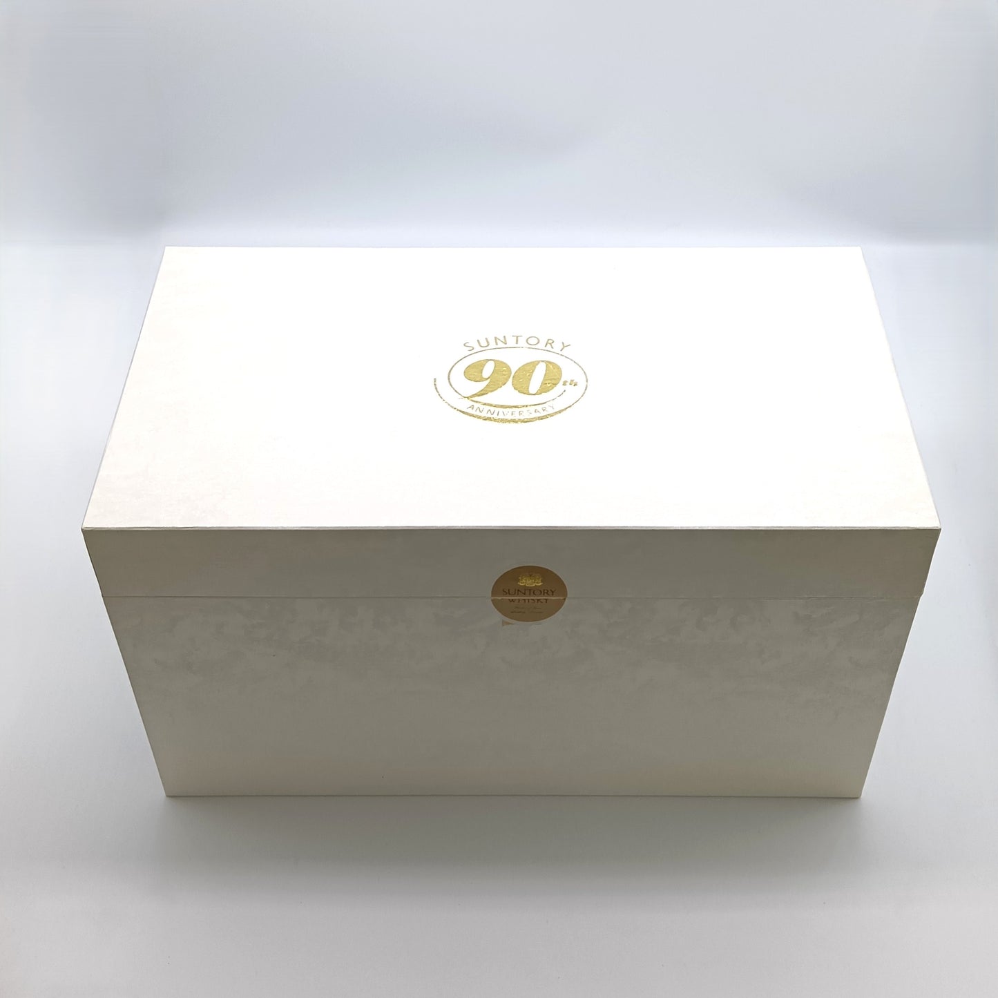 サントリー ウイスキー SUNTORY WHISKY 創業90周年記念 平成元年 佐治敬三 陶器ボトル 43% 720ml 箱付き