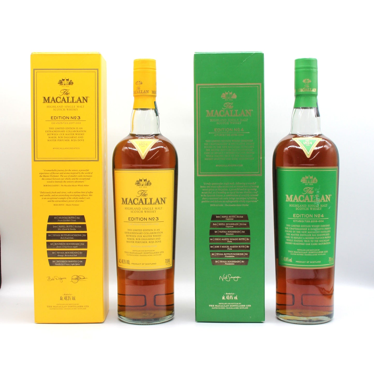 ザ・マッカラン エディション No.1 No.2 No.3 No.4 No.5 No.6 MACALLAN EDITION 700ml 6本セット 箱付き