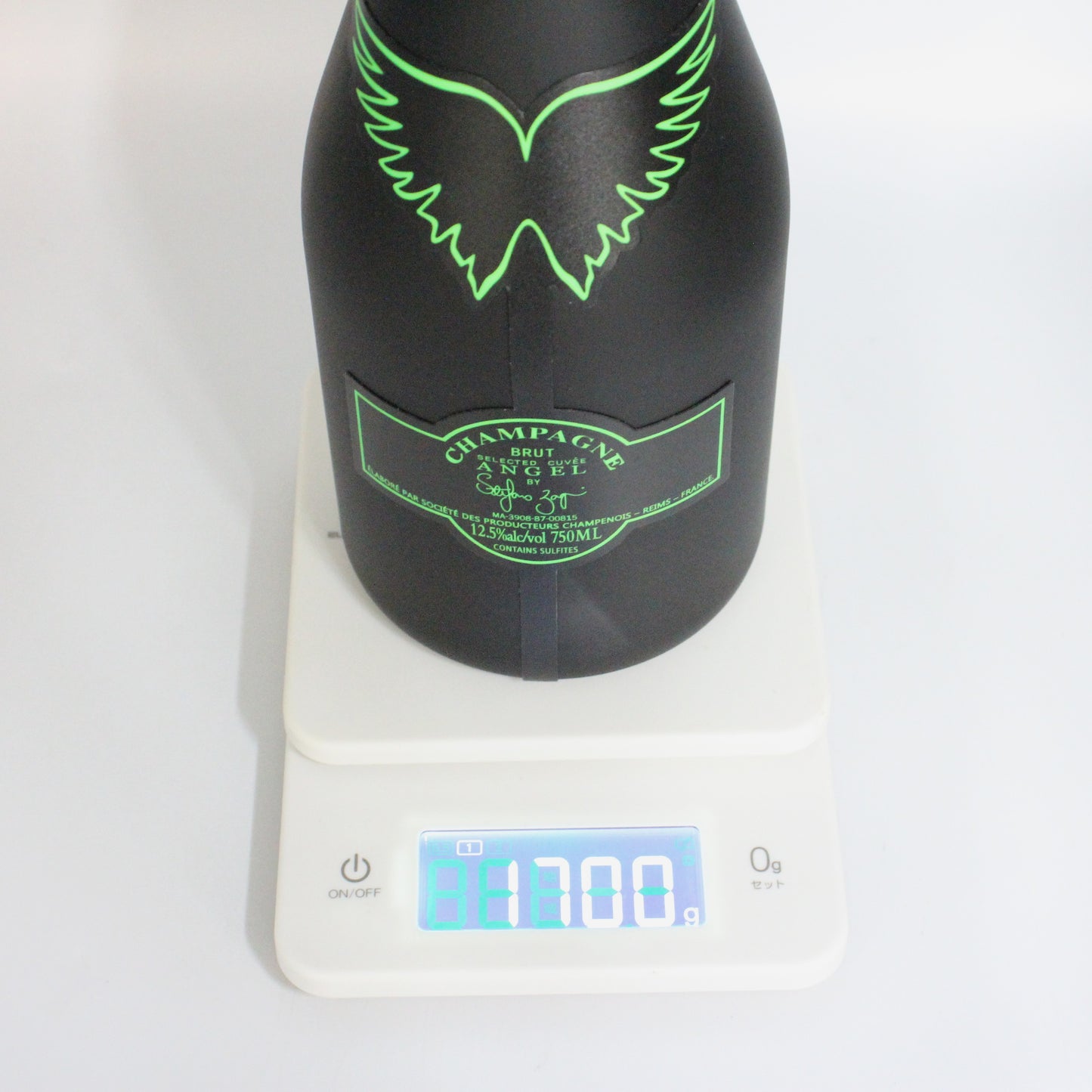 エンジェル シャンパーニュ NV ブリュット ヘイロー グリーン シャンパン 12.5% 750ml 箱付き (ANGEL CHAMPAGNE NV Brut Halo Green)