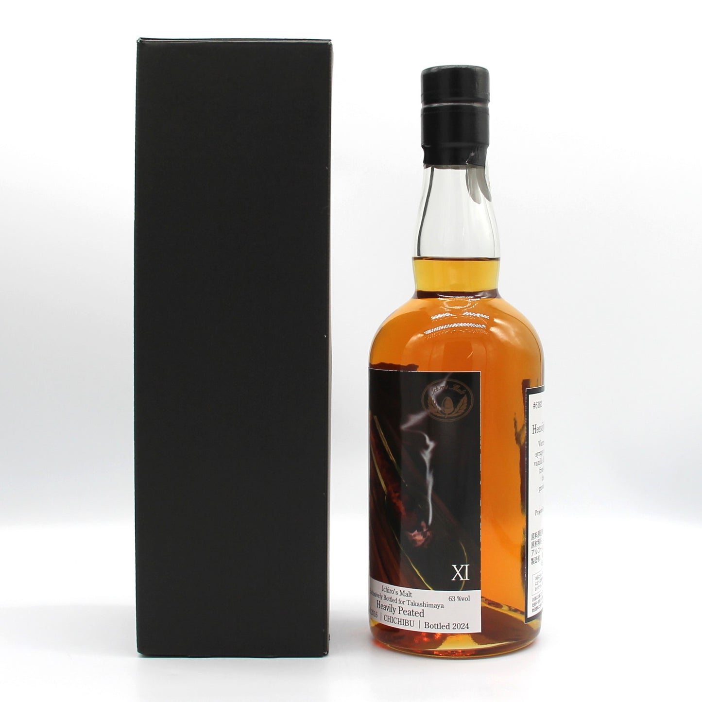 イチローズモルト ヘビリーピーテッド シガーラベル #6182 Heavily Peated Cigar Label 秩父 2016-2024 ウイスキー 63% 700ml 箱付き