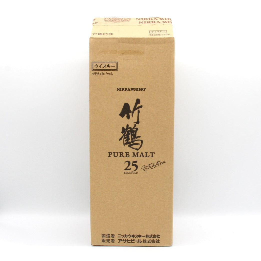 ニッカ ウイスキー ピュアモルト 竹鶴 25年 43% 700ml 箱付き