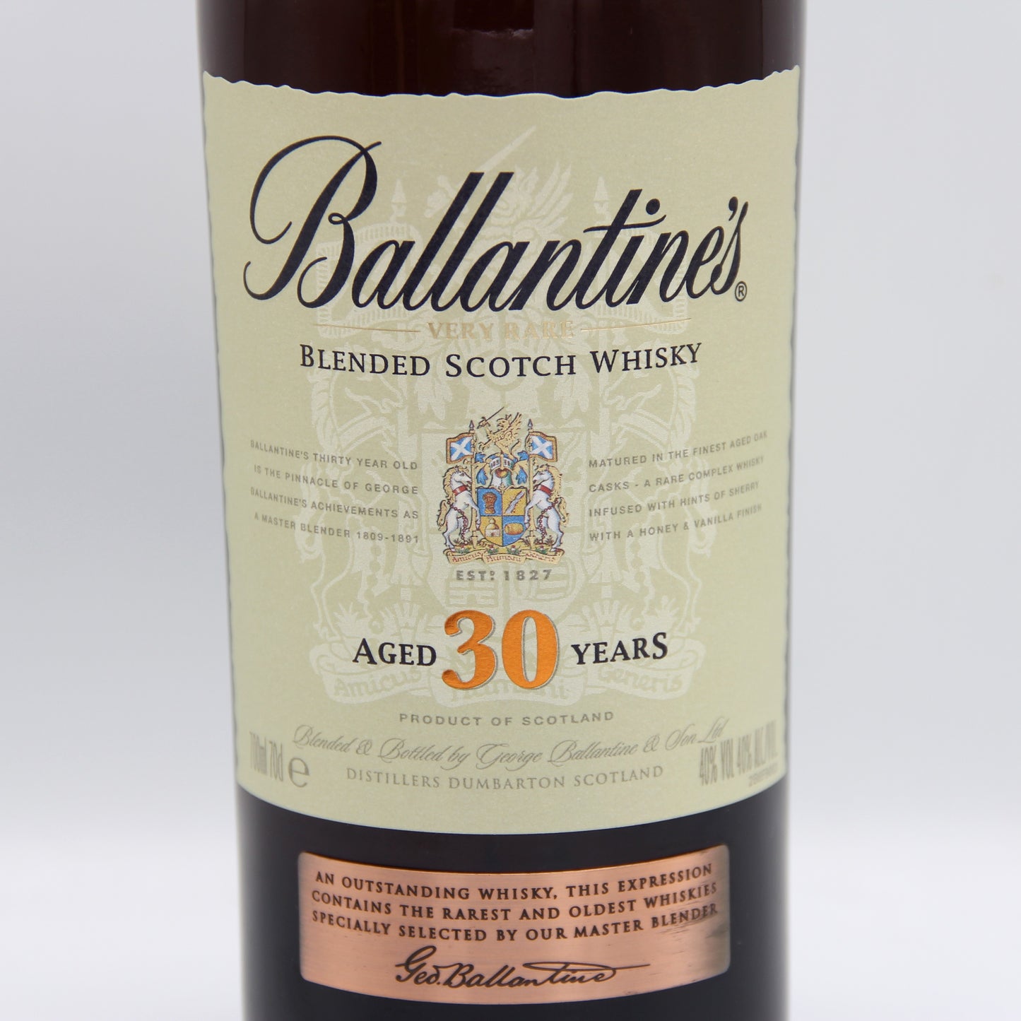 バランタイン Ballantine's 30年 スコッチウイスキー ベリーレア 40% 700ml 箱付き