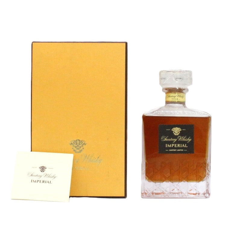 サントリー インペリアル カガミクリスタル SUNTORY IMPERIAL ウイスキー 43% 600ml 箱付き