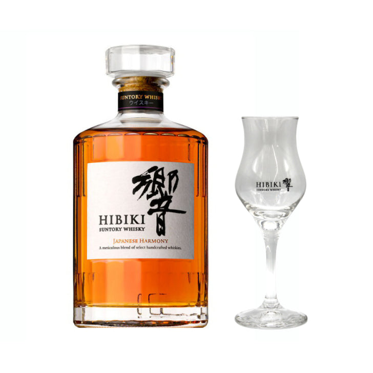 サントリー ウイスキー 響 ジャパニーズハーモニー 43% 700ml 箱無し + 響 テイスティンググラス 105ml