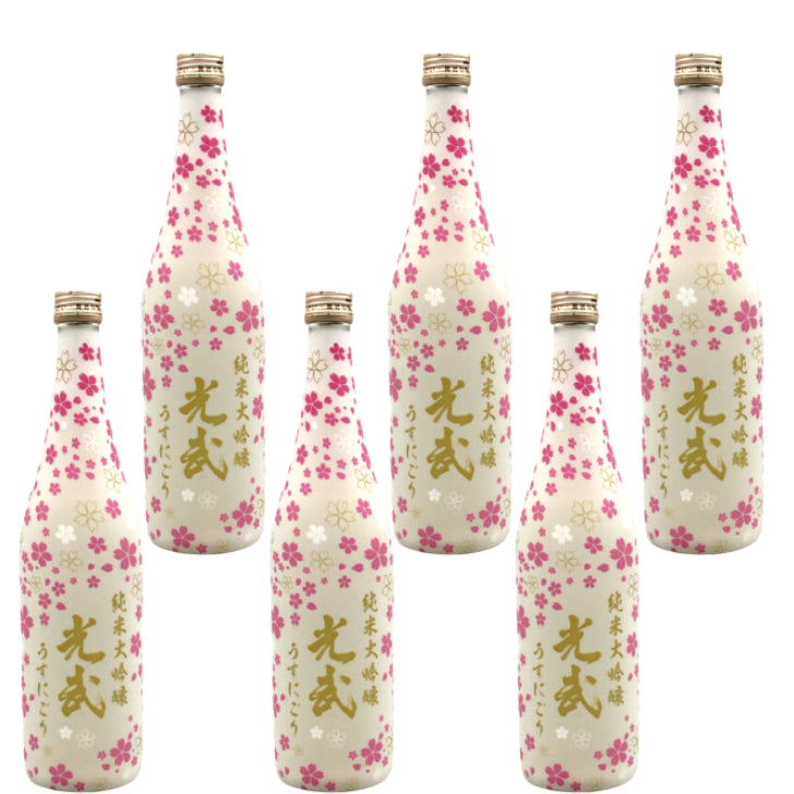 光武酒造場 【春】 純米大吟醸 光武 うすにごり 日本酒 清酒 14% 720ml 箱無し 四季シリーズ 6本セット (2025年2月製造)