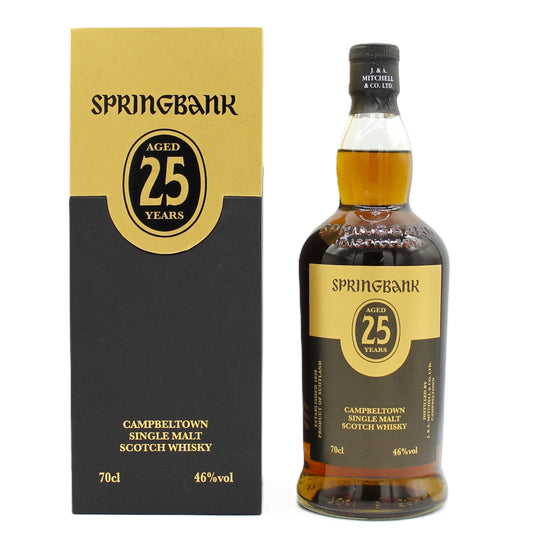 SPRINGBANK スプリングバンク 25年 リミテッド エディション シングルモルト スコッチ ウイスキー 46％ 700ml 箱付き