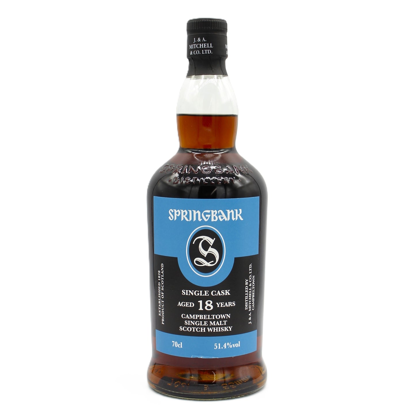 SPRINGBANK スプリングバンク 18年 シングルモルト スコッチ ウイスキー 2006-2025 51.4％ 700ml 箱無し