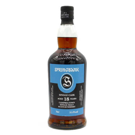 SPRINGBANK スプリングバンク 18年 シングルモルト スコッチ ウイスキー 2006-2025 51.4％ 700ml 箱無し